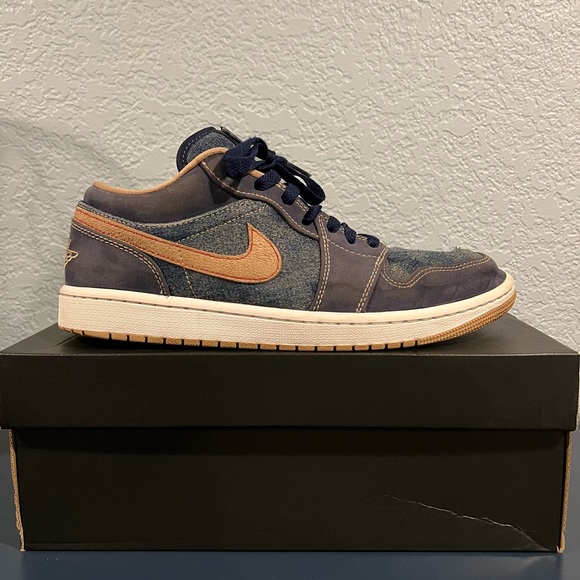 Jordan 1 low Denim - Picture 2 of 9